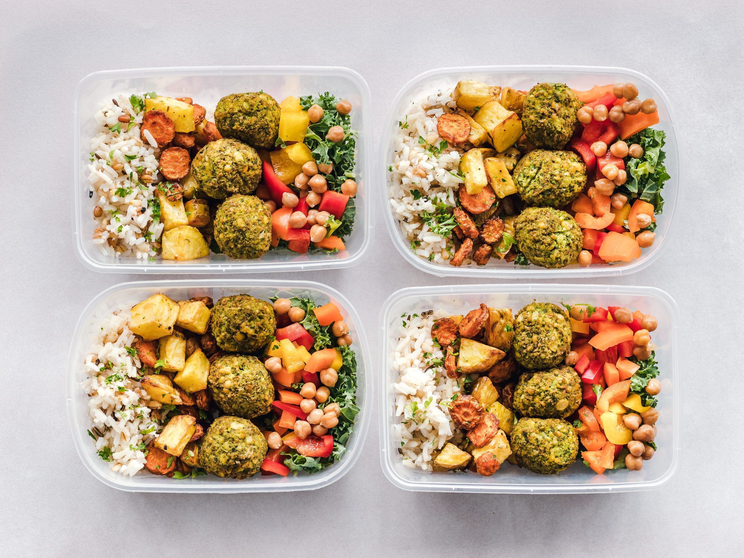 healthy meal prep for big meals